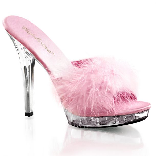 Slipper LIP-101-8 : Baby Pink/Clear