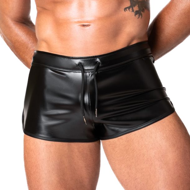 Powerwetlook Shorts H080 - Schwarz