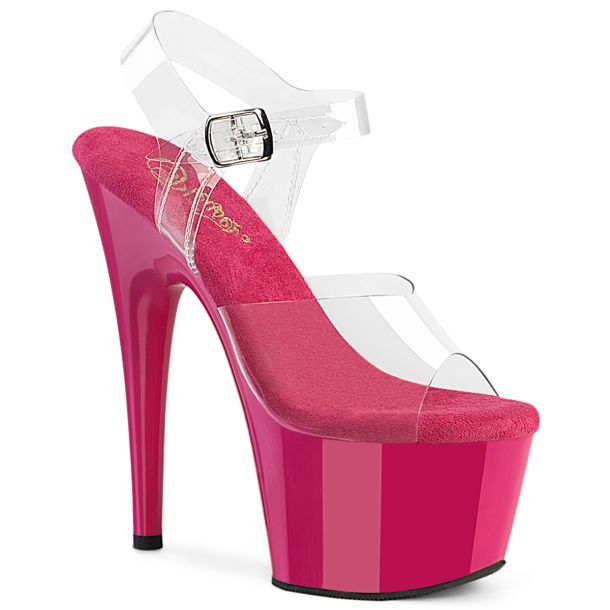 Platform High Heels ADORE-708 - Hot Pink