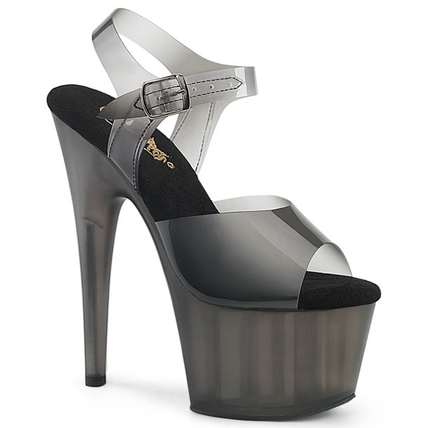 Plateau High Heels ADORE-708N-T - TPU Smoke