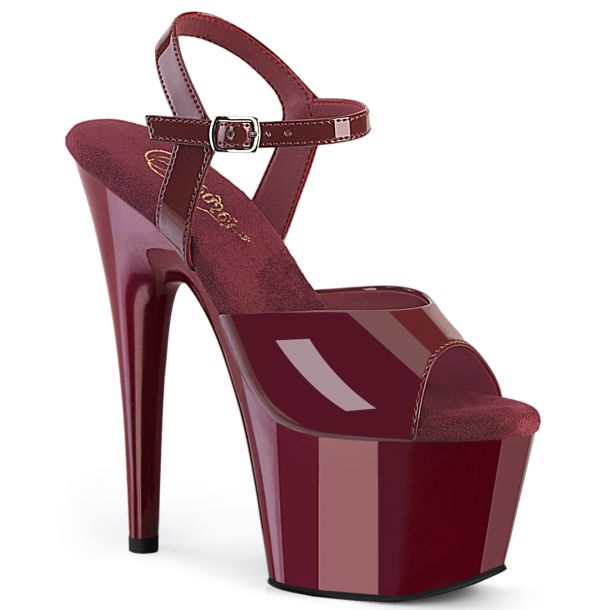 Platform High Heels ADORE-709 - Patent Burgundy