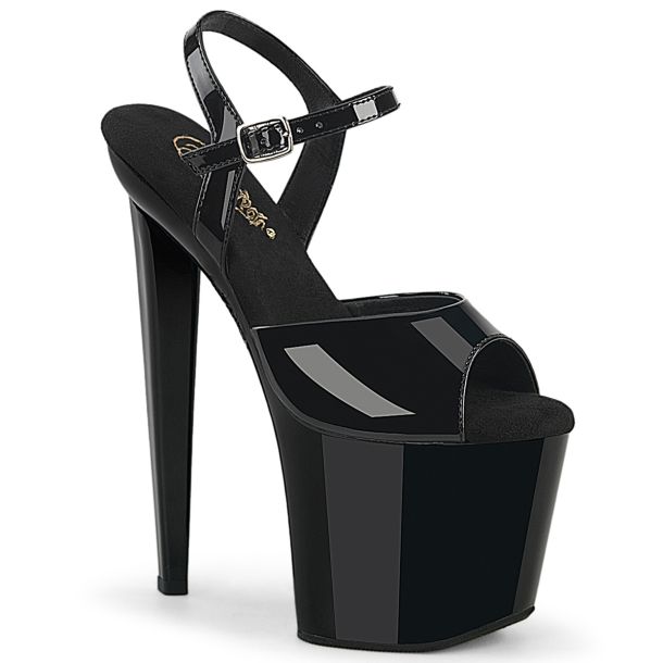 Extreme Platform Heels RAZZLE-809 - Patent Black