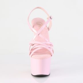 Plateau High Heels ADORE-713 - Lack Baby Pink