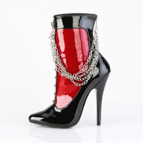 Extreme High Heels DOMINA-1033 - Patent Black / Red