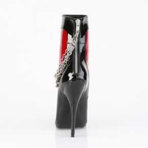 Extreme High Heels DOMINA-1033 - Patent Black / Red