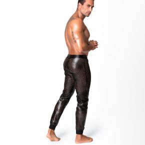 Laser Cut Powerwetlook Trousers H078