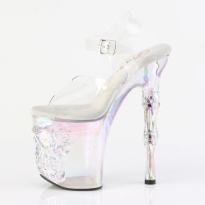 Extrem Heels RAPTURE-808HT - Klar Holografisch