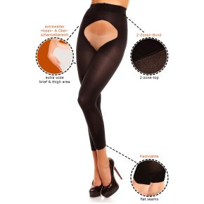 Ouvert Leggings BREEZE 60 - Black